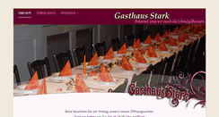 Desktop Screenshot of gasthausstark.de