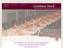 Tablet Screenshot of gasthausstark.de